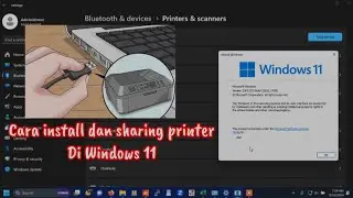 Cara Install dan sharing printer di windows 11