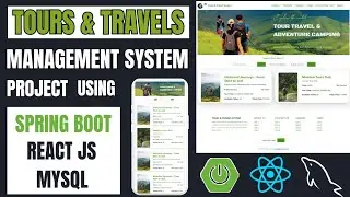 Tours and Travel Management System Project using Spring Boot, React JS & MySQL | Spring Boot Project