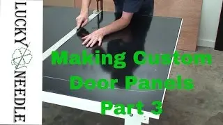 Automotive Upholstery - Making Custom Door Panels Part 3 - Cutting Out ABS Panels