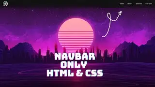 How to Make an Easy and Futuristic Navigation Bar | HTML CSS and Flexbox
