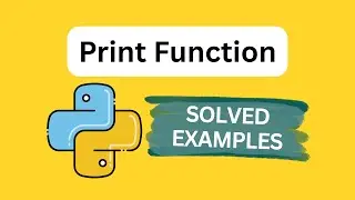 PRINT FUNCTION (Practice Challenges) - Python ??