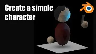 5 Steps to create a simple low poly character in Blender 2.8