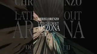 LATE CHECKOUT ARIZONA is onsale now. Get your tickets before they’re gone, link in bio.