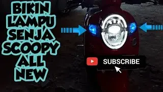 Cara memasang lampu senja all new scoopy 2019