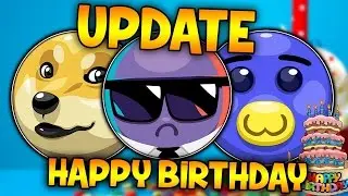 AGARIO NEW UPDATE (HAPPY BIRTHDAY SKINS) | AGAR.IO GLITCH 22 July SKINS