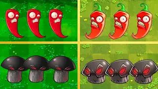 All Plants Team PVZ 1 vs PVZ 2 (Not PEA) - Who Will Win? - Team Plant vs Team Plant