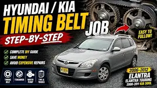 2006-2012 Hyundai Elantra / Elantra touring 2008-2011 Kia Soul Timing Belt replacement (2.0 BETA 2)