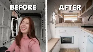 Van Build TIMELAPSE | 1 Year transformation in 29 minutes!