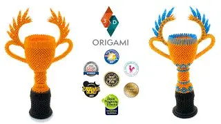 3D Origami Trophies