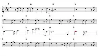 Sweet Child Of Mine  Guns N' Roses  Alto Sax