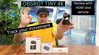 OBSBOT TINY 4K AI TRACK YOUR MOVEMENTS