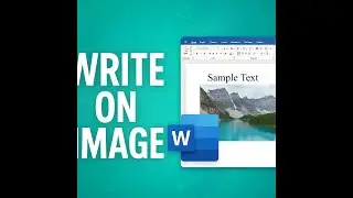 How to Write Text on Image in MS Word ✍️ | Make Stunning Posters, Notes & Designs (2025 Guide)