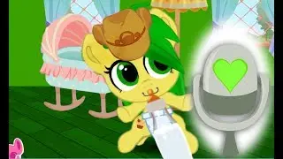 Pony Pie. Pocket ponies. Cartoon game for kids. My little pony. friendship is a miracle