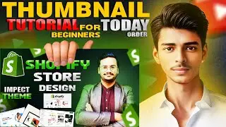 TODAY ORDER Make a YouTube Video Thumbnail With Glow Effect | YouTube Thumbnails Design | Tutorials!