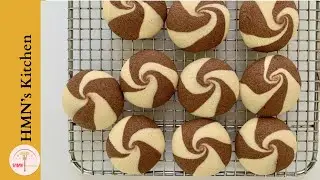 Healthy Marble Biscuits | Whole Wheat Cookies Recipe