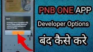 pnb one developer option is enabled in this device..... | 