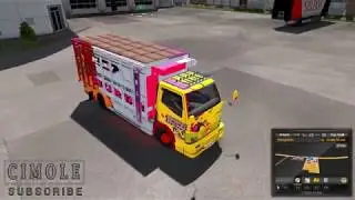 skin Truk canter custom | Euro Truck simulator 2 Indonesia
