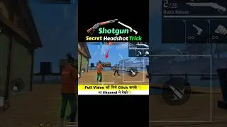 SHOTGUN ⚙️ - Fastest Short Range Headshot Trick #shorts