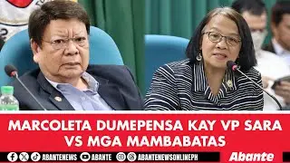 Marcoleta dumepensa kay VP Sara vs mga mambabatas