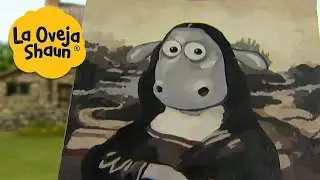 La Oveja Shaun 🐑 Mona Lisa pero oveja 🐑 Dibujos animados para niños