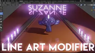 Experimenting with the Modifiers in Grease Pencil - New Line Art Modifier // Blender 2.93