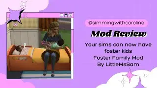 Your sims can now have foster kids!