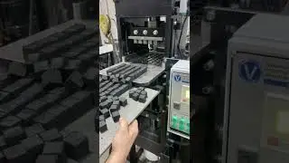 Производство кальянного угля на станке ГП100/2 #shorts