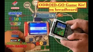 ODROID-GO – on breadboard DIY 「 Handheld Game Console 」