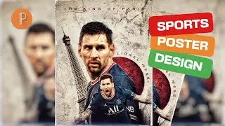 Sports poster design tutorial | Pixellab and Snapseed