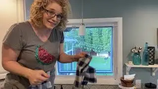 Kitchen Curtains Tutorial