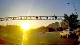 Поездка на автомобиле из поселка Боровский в Тюмень до бизнес-центра и на Киевскую