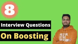 Boosting Interview Questions |  Ensemble learning Interview question | Data Science interview