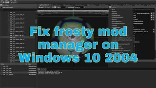 Fix frosty mod manager on windows 2004