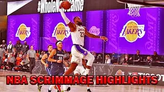 NBA Scrimmage HIGHLIGHTS from the First 6 Games EVER Played in the Orlando Bubble