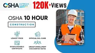 How to Get OSHA 10 Hour DOL Card & Certification? | EHS Training | Construction Safety Training