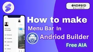 How to make MenuBar In Andriod Builder Free AiA