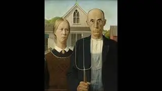 Gótico Americano/ Grant Wood/ Arte