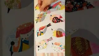 I'm hard at work preparing a big restocking of my fabric scraps bird charms! available this Friday!