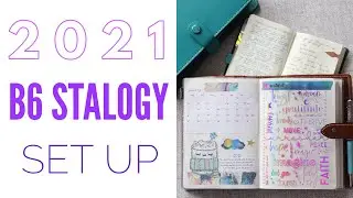 2021 B6 Stalogy Set Up (and a SNEAK PEAK at my Hobonichi Weeks)