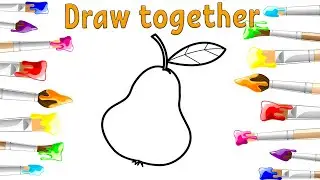 How to draw a pear | Как нарисовать грушу | Алмұртты қалай салуға болады