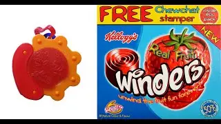 Kelloggs Fruit Winders Chewchat Stamper & Adverts (2001)