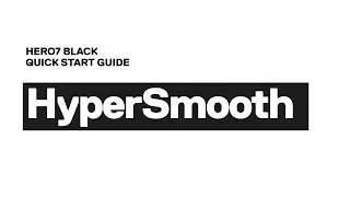 GoPro: HERO7 Black Quick Start | 