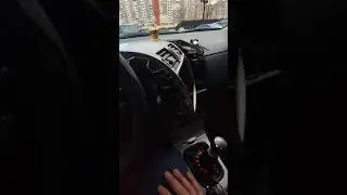 Toyota Corolla Е150 установка переходника антенны.
