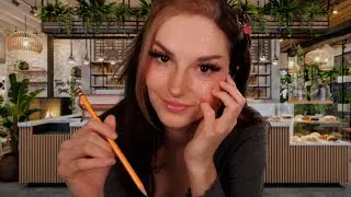 ASMR Girl Who's Obsessed With You Study Date | Personal Attention, Page Flipping, Writing Sounds