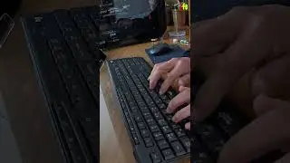 Logiteck MK295 Silent Keyboard Key sound (ASMR) #shorts
