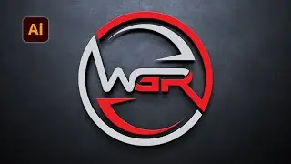 Modern Logo Design in Adobe Illustrator | Typography logo design in Illustrator | Mockup logo design