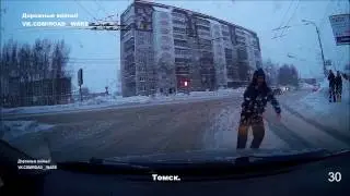 Зимняя подборка ДТП и аварий 2017 №3