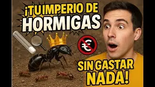 EMPIEZA tu colonia de 🐜 HORMIGAS👑 Paso a paso 🔬sin gastar un euro.