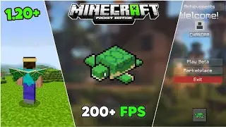 Finally Turtle Client For Minecraft Pe 1.20+ | Turtle Client Mcpe | Best Client FPS Boost