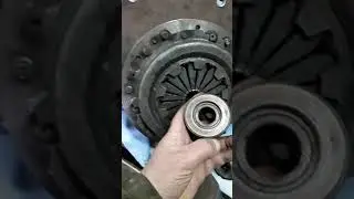 Автомобильное сцепление на мини трактор.